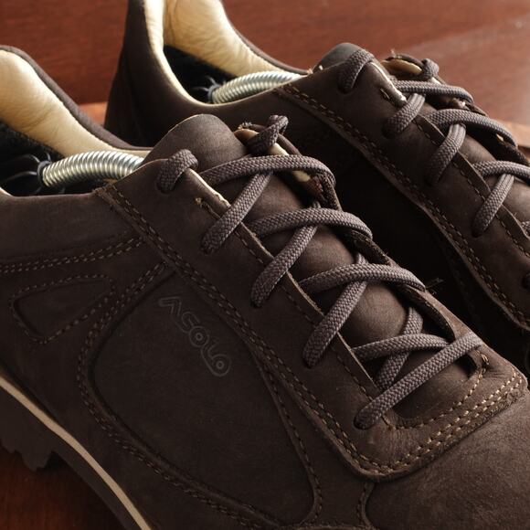 Asolo Shoes WMS SZ 8.5 Brown Avery Leather Gore-Tex Lace Up Low Sneaker Outdoor - Picture 6 of 15
